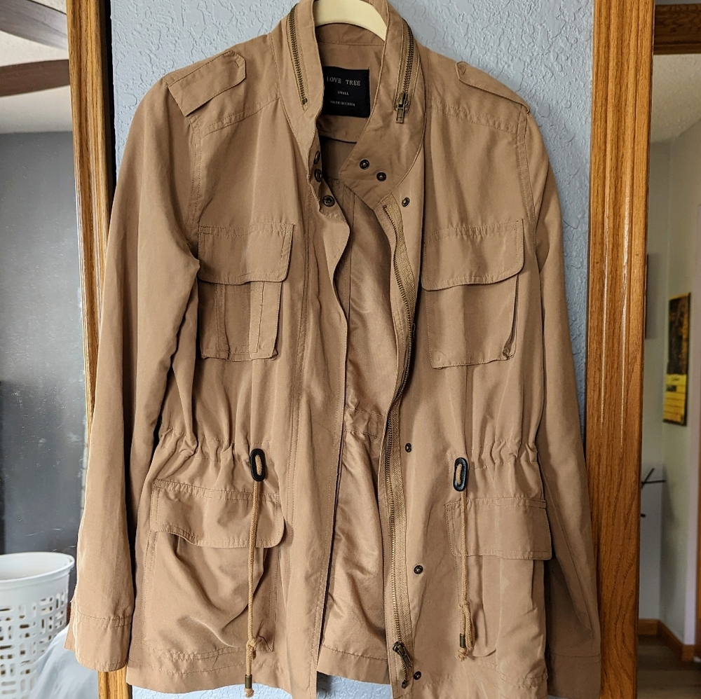 **SOLD** Tan Utility Jacket